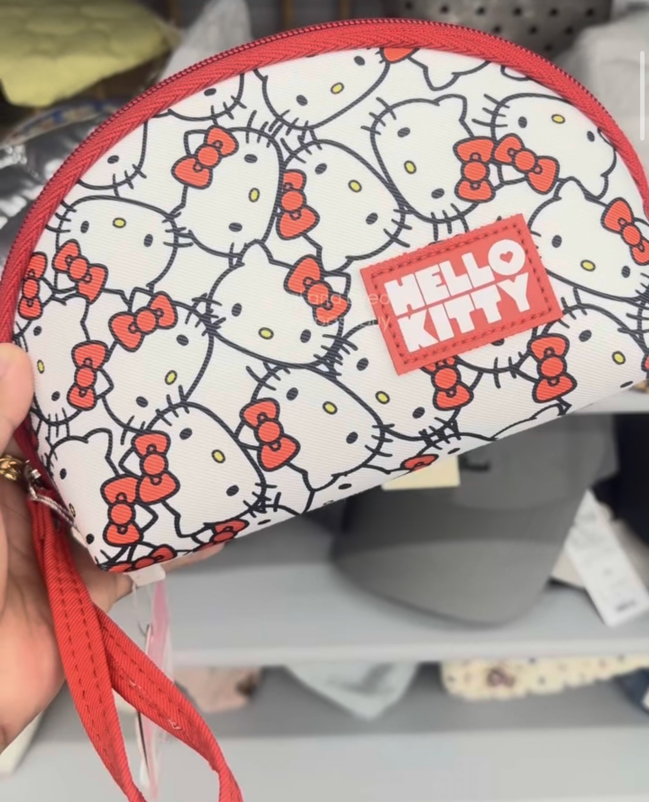 [SANRIO] Hello Kitty Pouch ( Red )