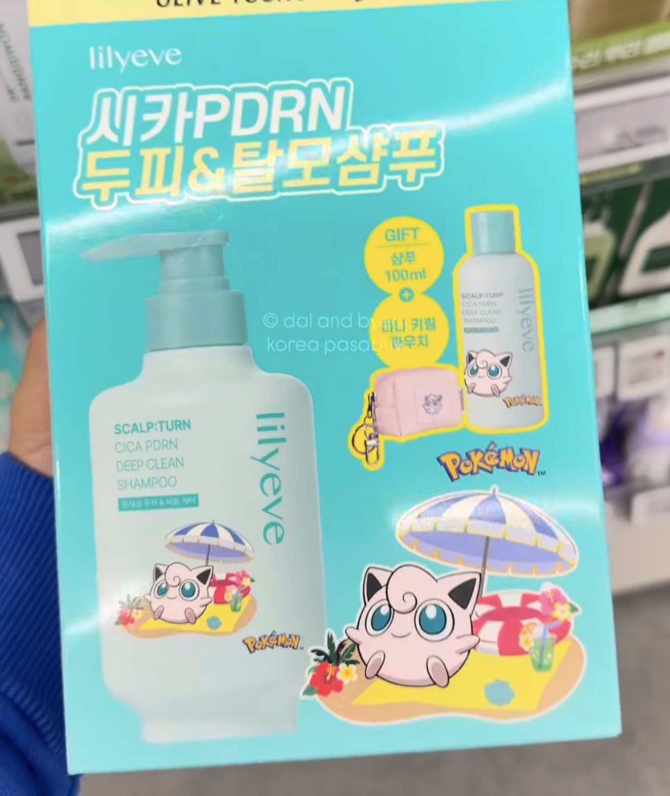 [OLIVEYOUNG] POKEMON Lileye Cica PDRN Shampoo 500ml