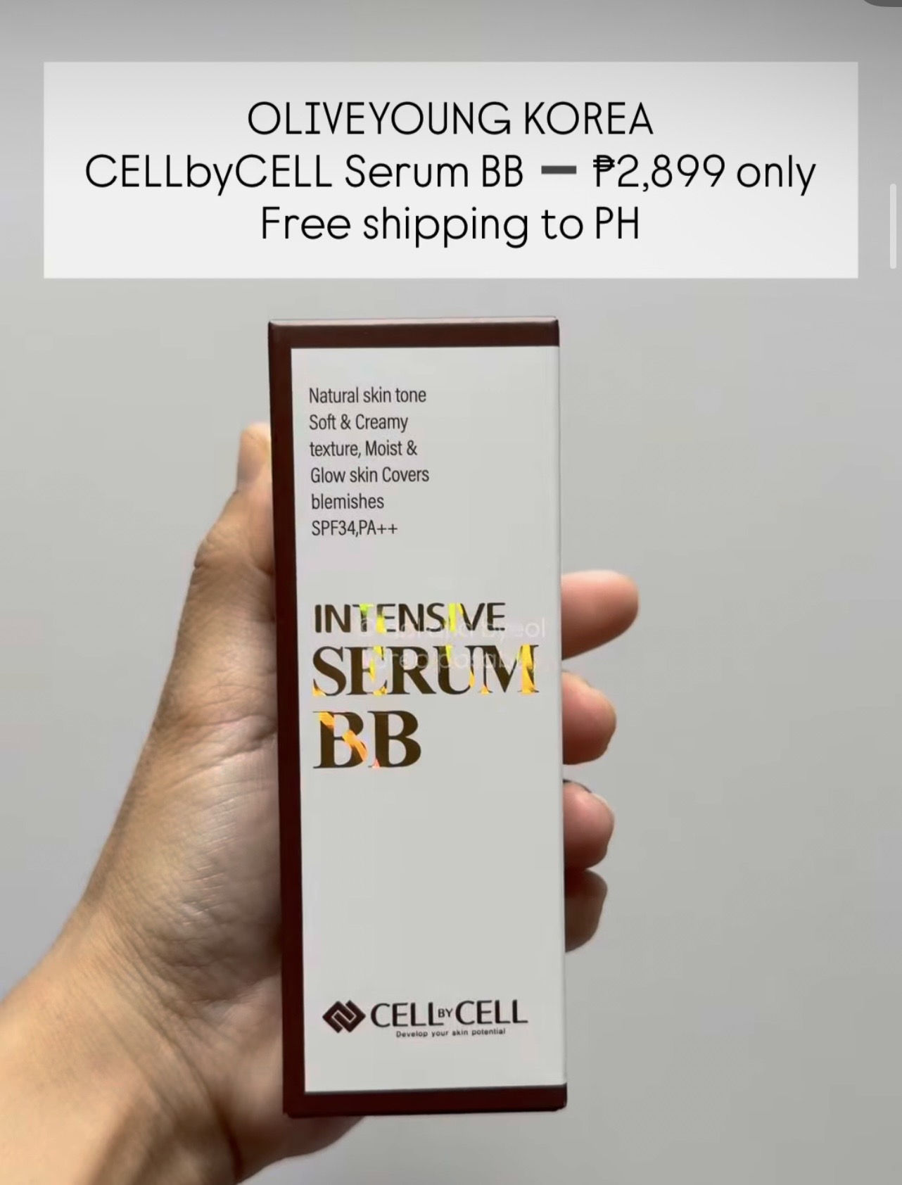 [OLIVEYOUNG] CELLbyCELL Serum BB