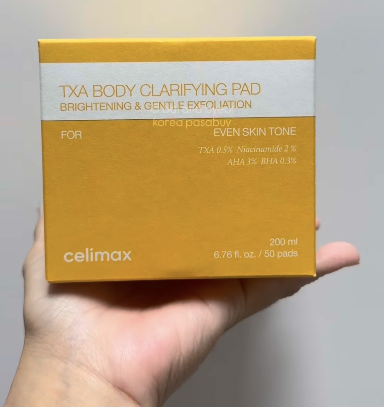 [OLIVEYOUNG] CELIMAX TXA Body Clarifying Pad 50pads (AUG PROMO)