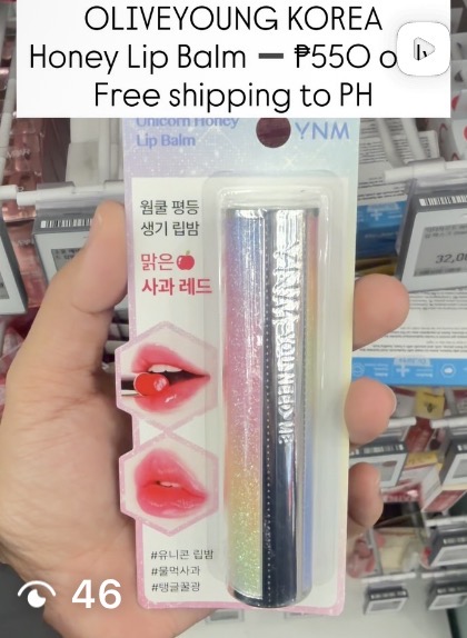 [OLIVEYOUNG] YNM Unicorn Honey Lip Balm