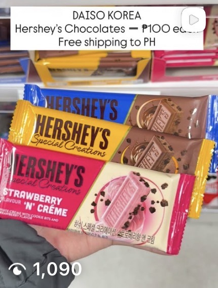 [DAISO] Hershey’s Chocolate - Choco Tiramisu