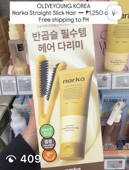 [NARKA] Straight Slick Hair - Sunset Honey