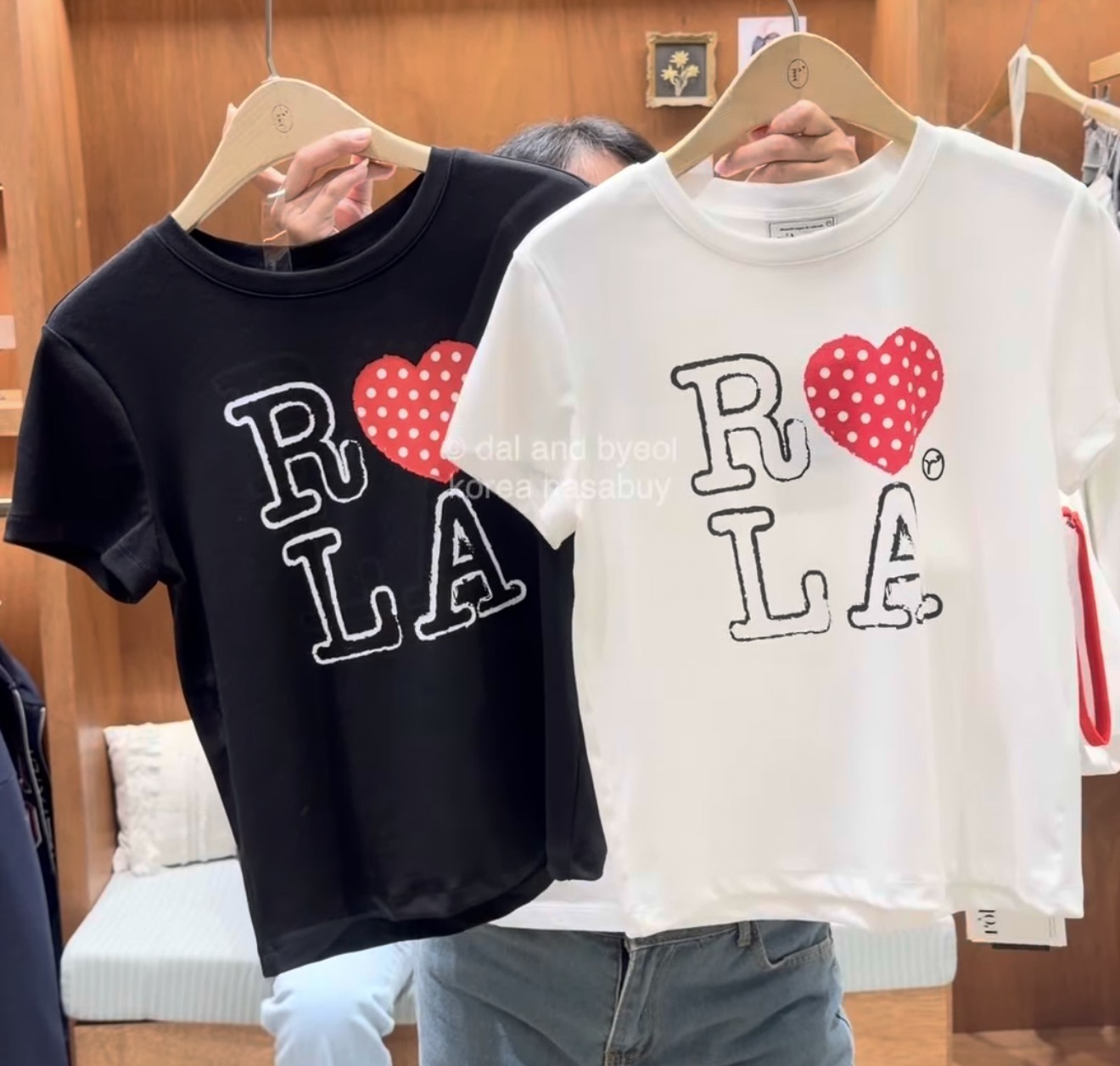 [ROLAROLA] I Love Rola Shirt - White