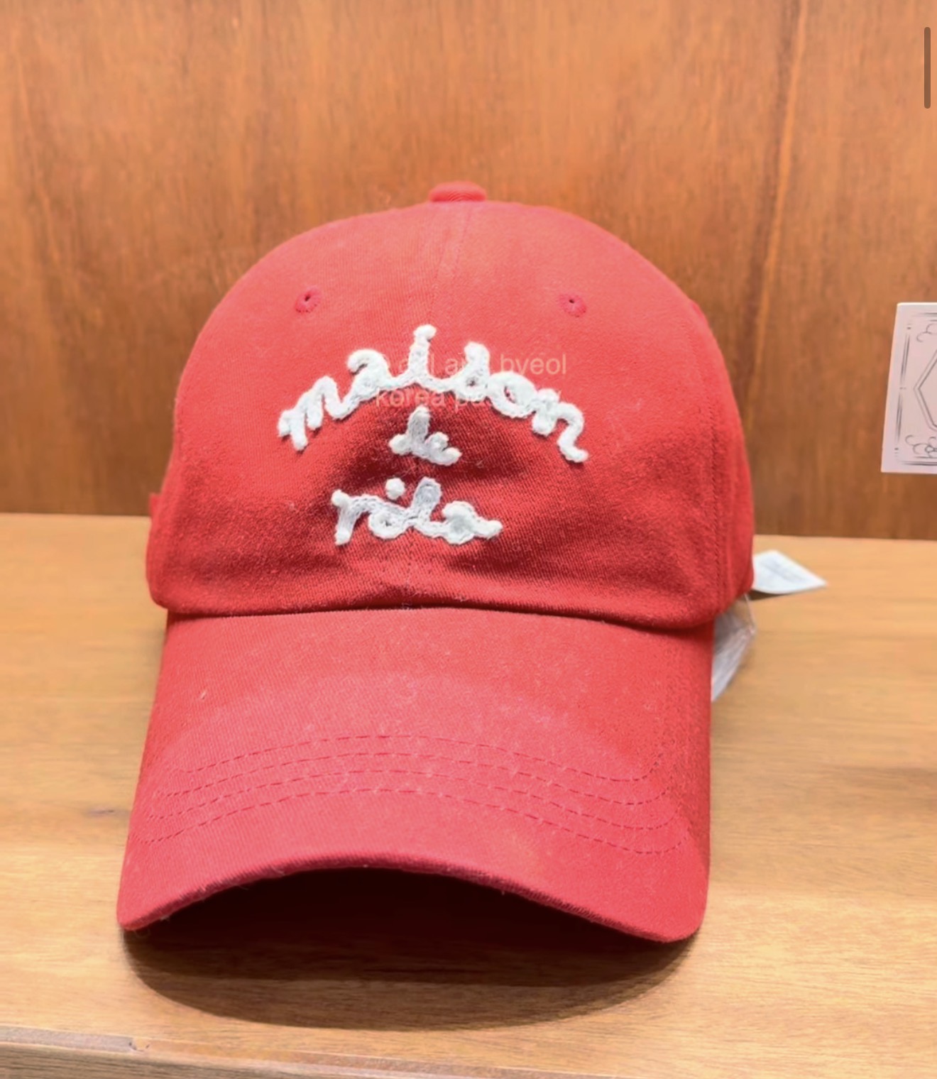 [ROLAROLA] Maison de Rola Ball Cap - Red