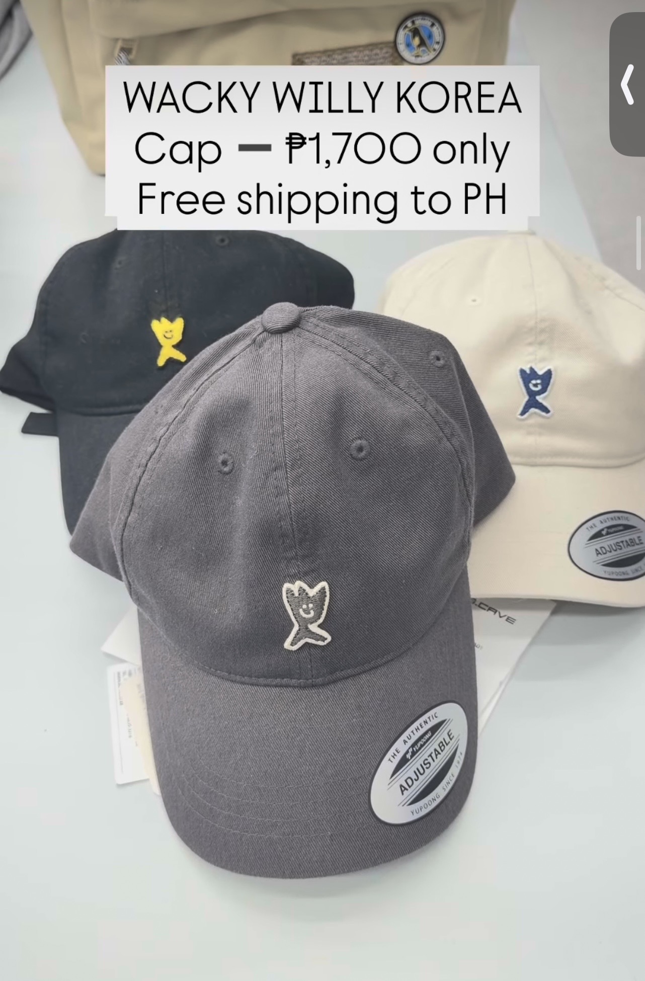 [WACKY WILLY KOREA] Cap