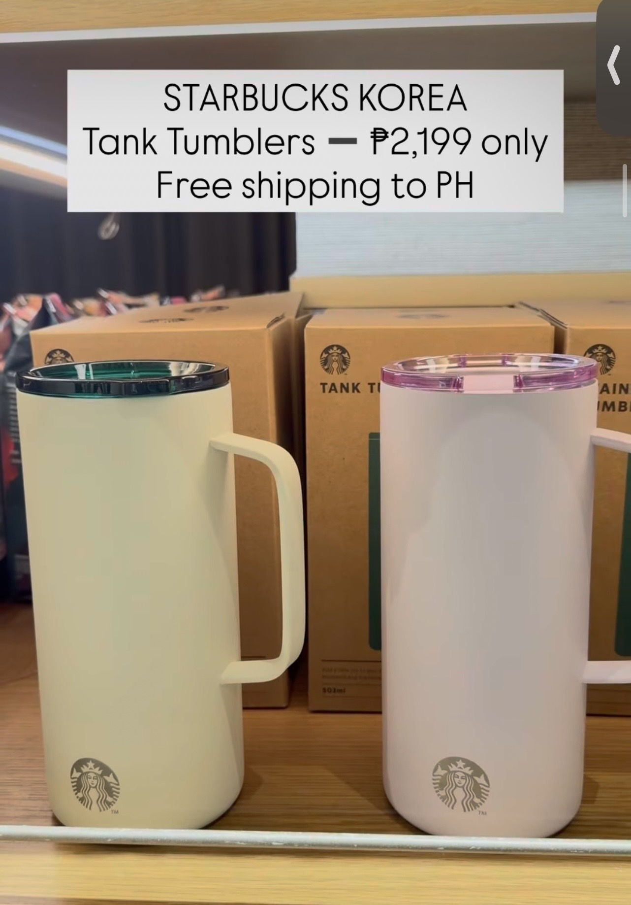 [STARBUCKS KOREA] Tank Tumbler