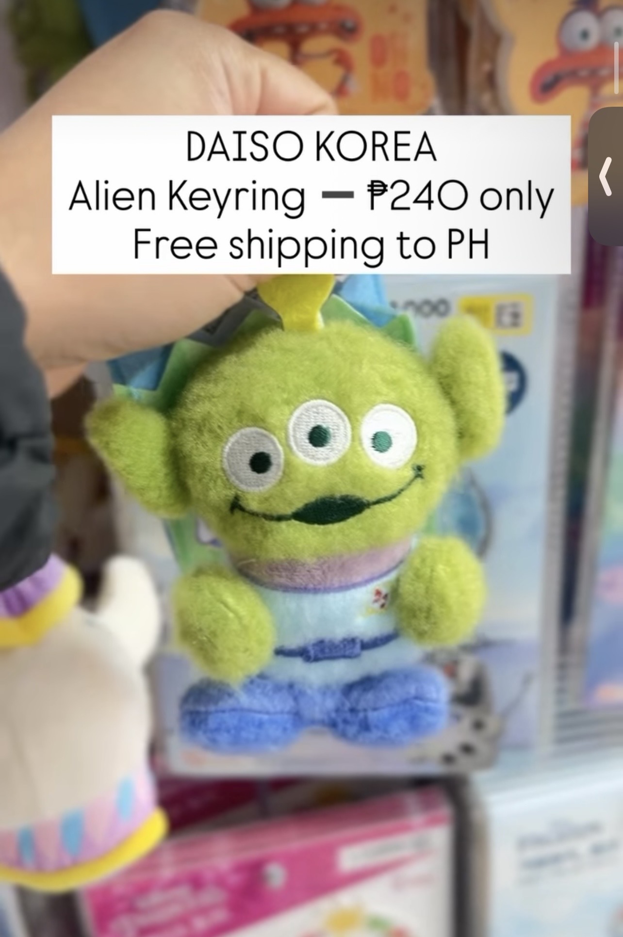 [DAISO] Alien Toy Story Keyring