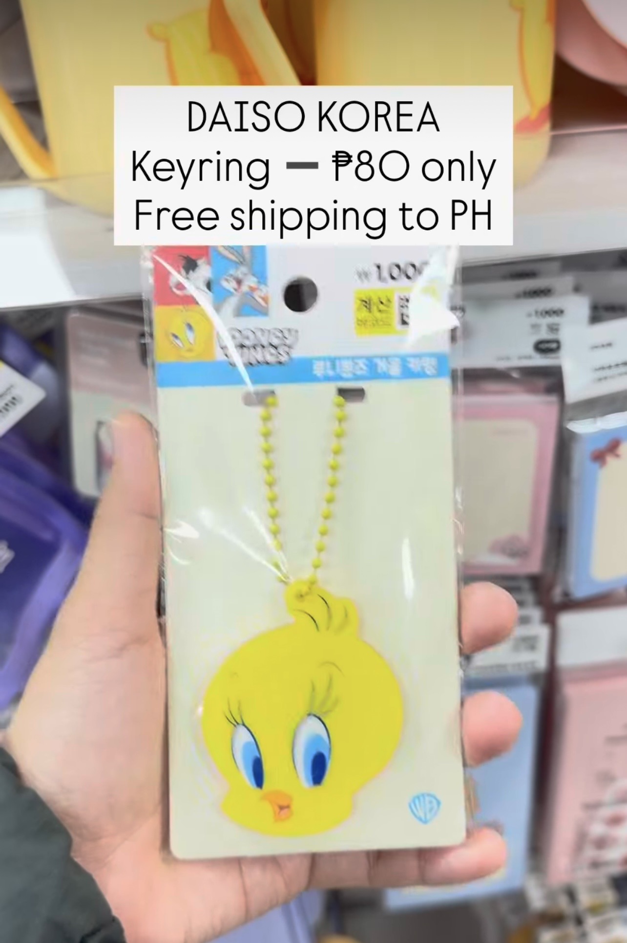 [DAISO] TWEETY BIRD keyring