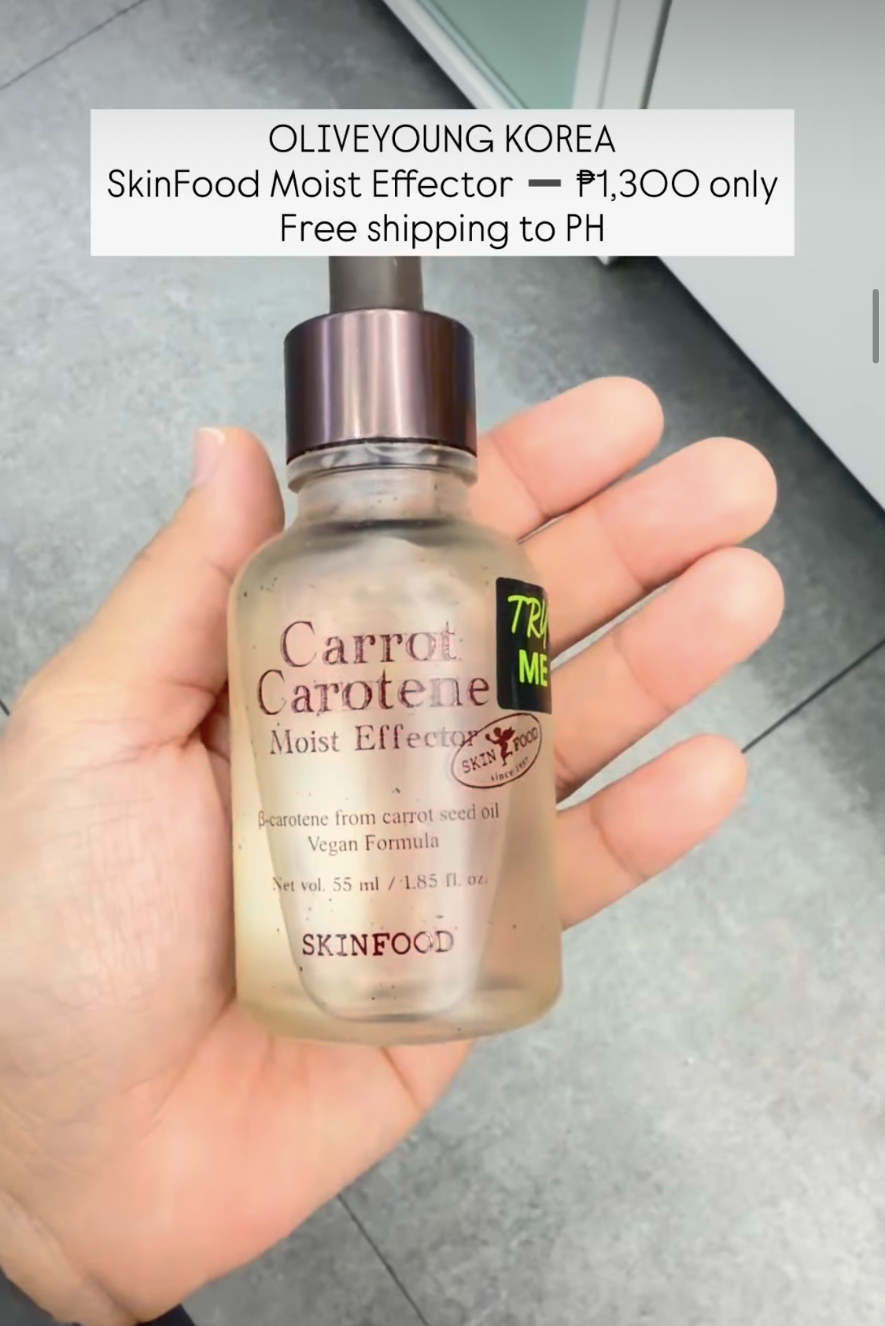 [OLIVE YOUNG] SKINFOOD moist effector