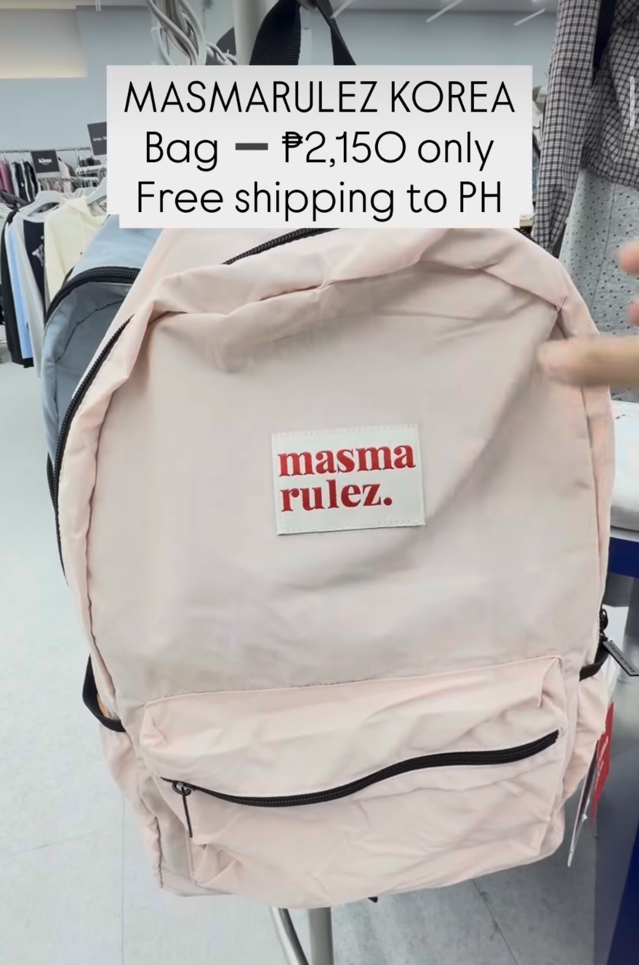 [MASMARULEZ] Bag (Pink)