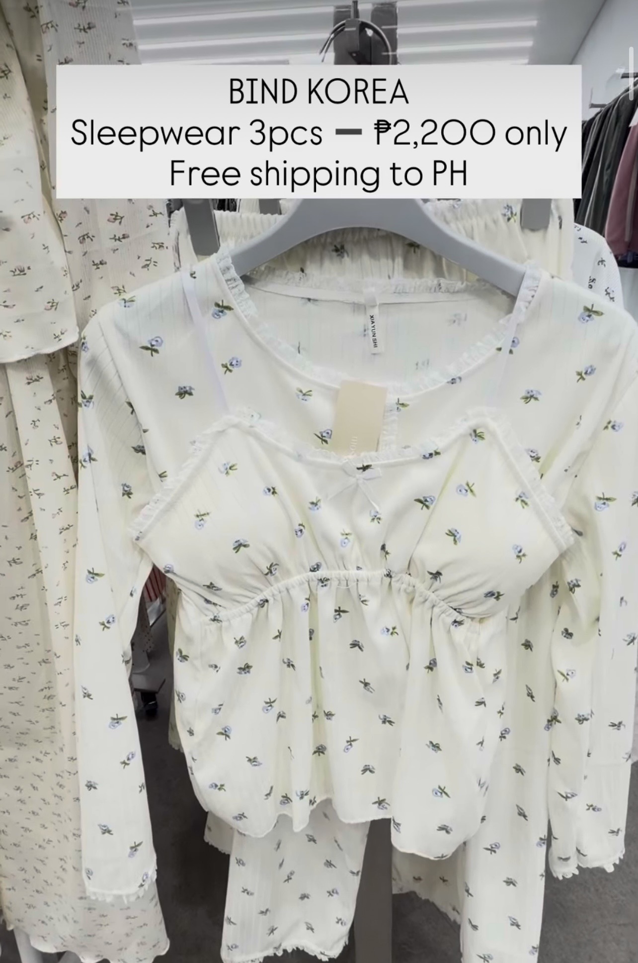 [BIND] Sleepwear 3pcs