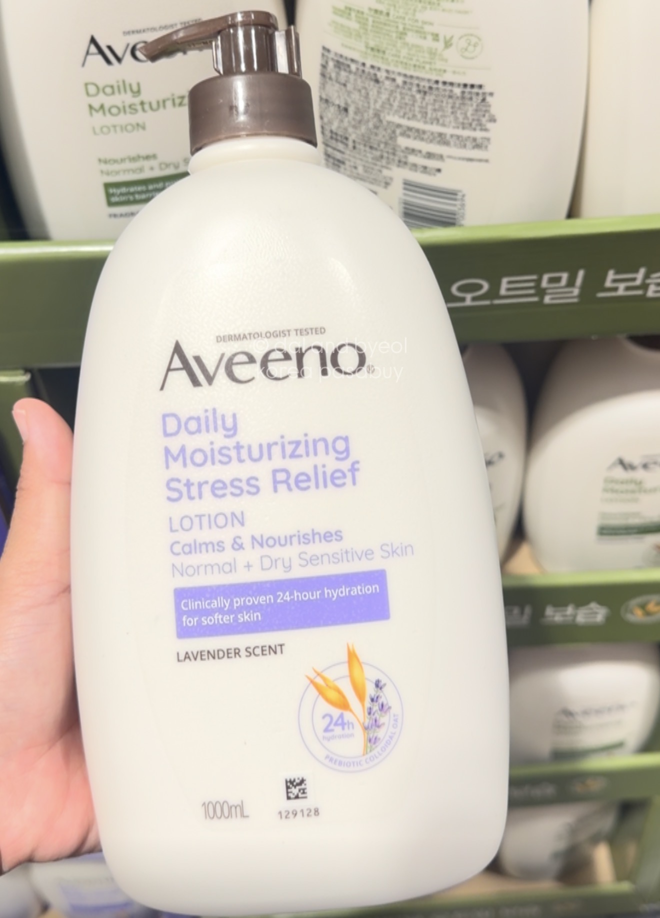 [COSTCO] AVEENO Daily Moisturizing Stress Relief Lotion 1000ml - Lavender Scent