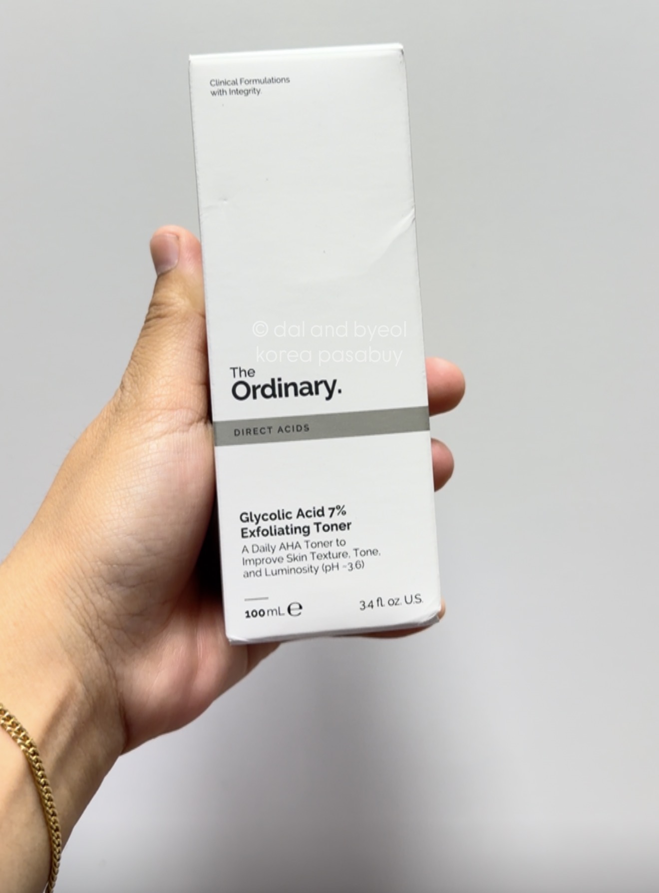 [OLIVEYOUNG] THEORDINARY Glycolic Acid 7% Exfoliating Toner 100ml