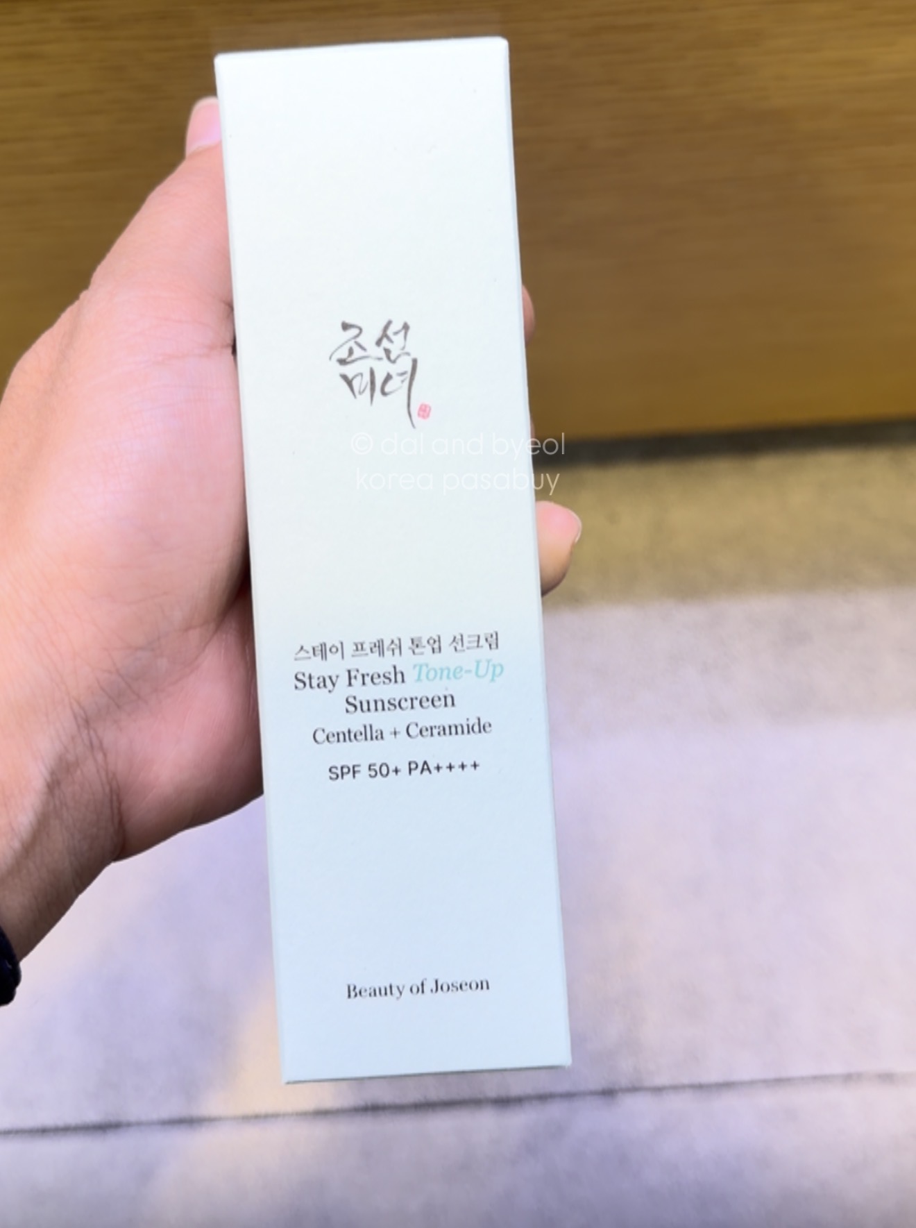 [OLIVEYOUNG] BOJ Stay Fresh Tone Up Sunscreen (Green)