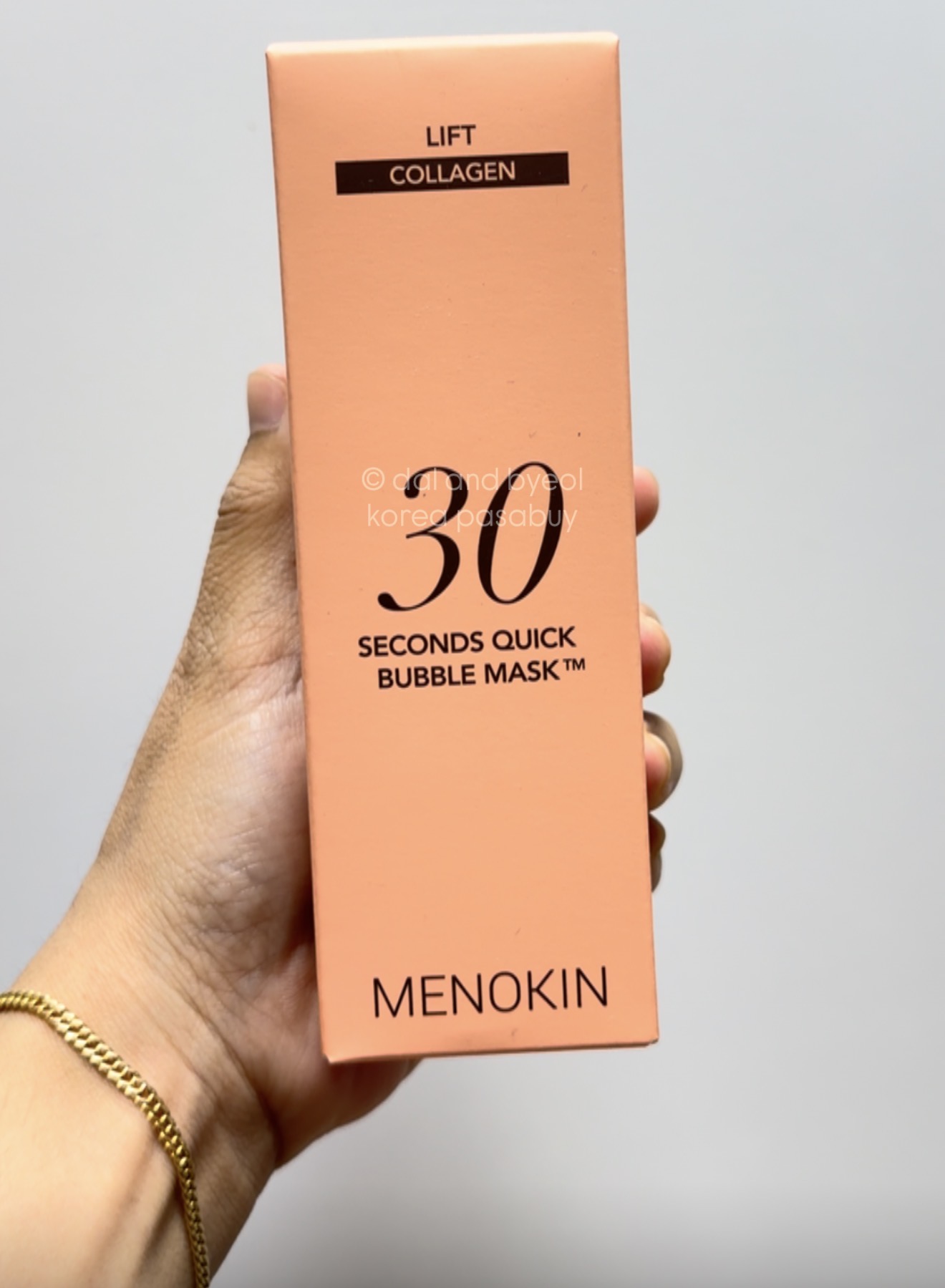 [OLIVEYOUNG] MENOKIN 30Seconds Bubble Mask 95ml - Lift Collagen
