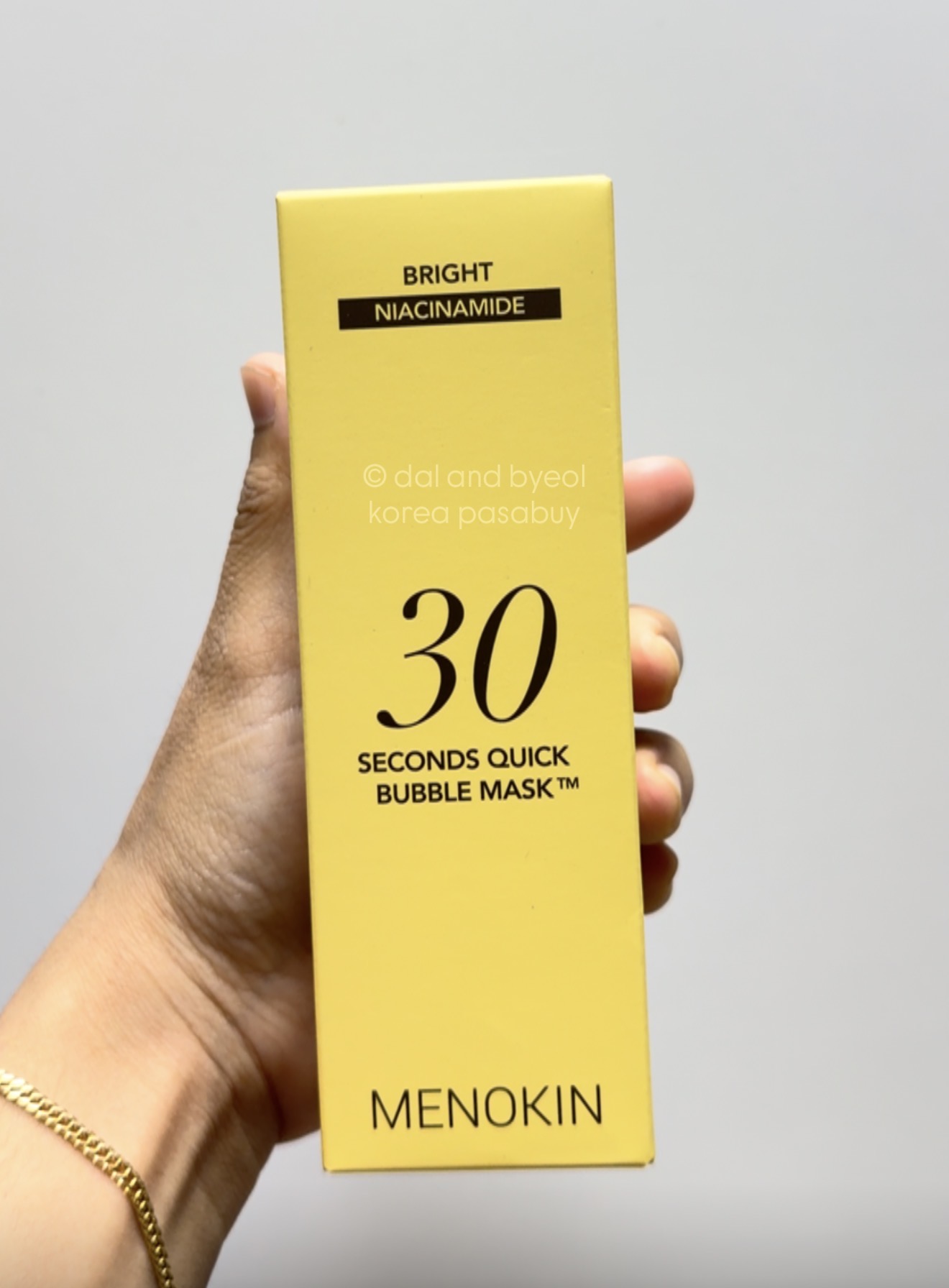 [OLIVEYOUNG] MENOKIN 30Seconds Bubble Mask 95ml - Bright Niacinamide