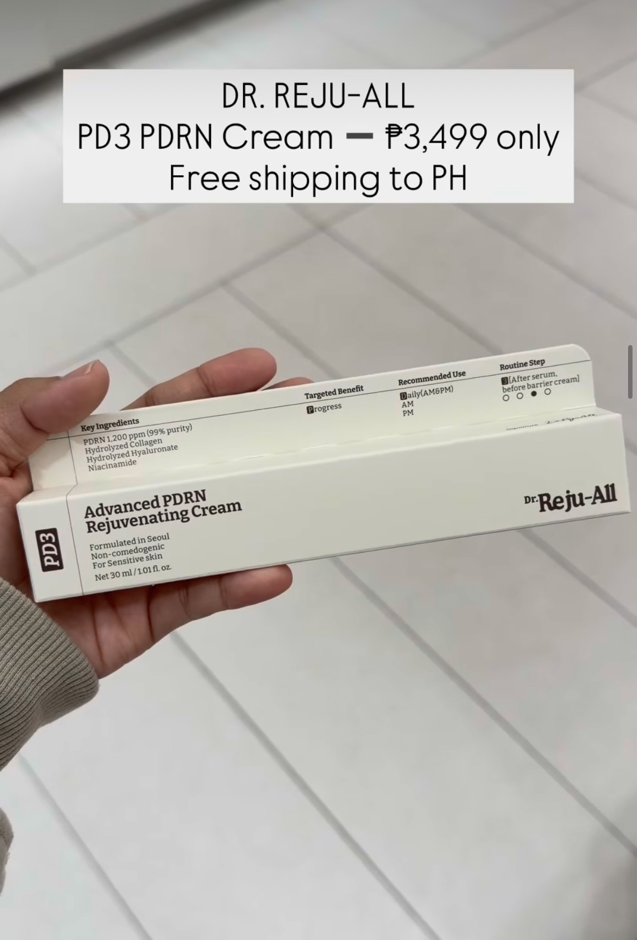 [DR. REJU-ALL] PD3 PDRN Cream