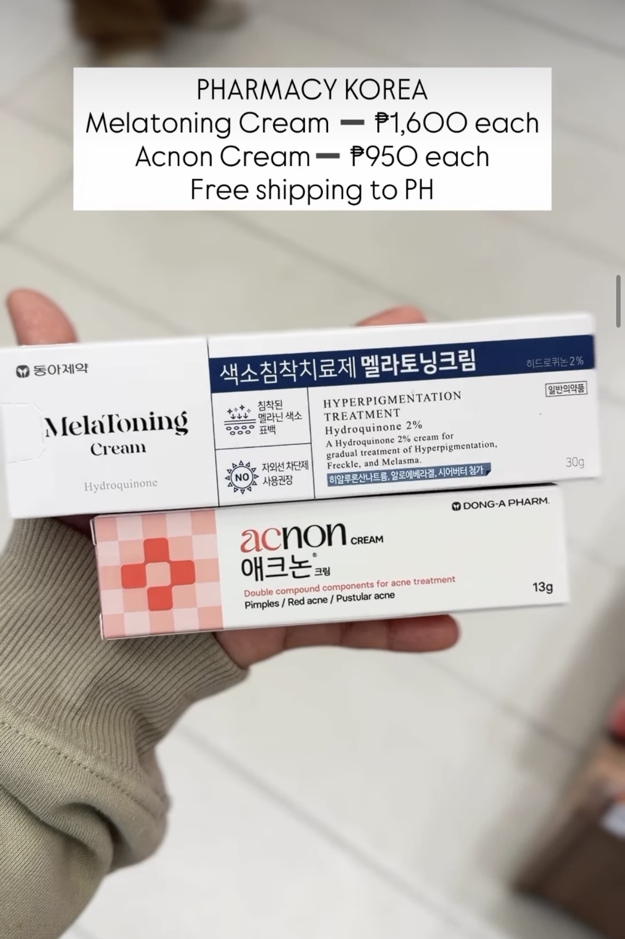 [PHARMACY] Acnon Cream